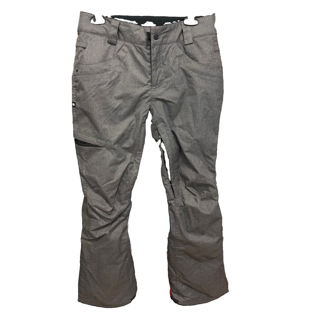 686 Women Patron Insulated Snowboard Pant Small Steel Melange L6W405-STL